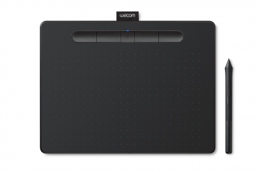 Wacom Tableta Gráfica Intuos Comfort Plus, 216 x 135mm, Inalámbrico, Bluetooth, Negro 