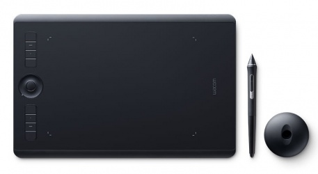 Tableta Gráfica Wacom Intuos Pro Medium 224 x 148 mm, Inalámbrico, USB, Negro 