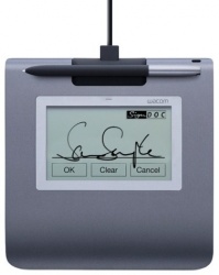 Tableta Gráfica Wacom STU-430 Signature Tablet 4.5'', Alámbrico, USB 2.0, Negro/Gris 
