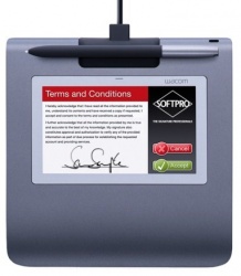 Tableta Gráfica Wacom STU-530 Signature Tablet 5'', Alámbrico, USB 2.0, Negro/Gris 