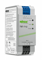 Wago Fuente de Poder Industrial 787-712, Entrada 100 - 240V, Salida 24V, 2.5A 