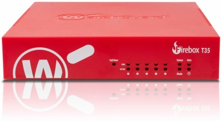 WatchGuard Router con Firewall Firebox T35 Standard Support, 940Mbit/s, 5x RJ-45 