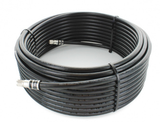 Weboost Cable Fibra Óptica Jumper F Macho - F Macho, 22.86 Metros, Negro 
