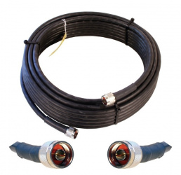 Weboost Cable Coaxial Wilson-400 N Macho - N Macho, 18.28 Metros, Negro 