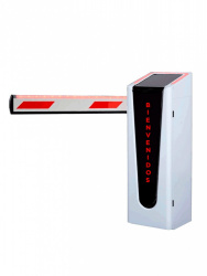 Wejoin Barrera Vehicular Bidireccional, hasta 4 Metros - Incluye Brazo 