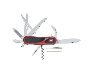 Wenger/Swissgear Navajas Evogrip 17, 16 Funciones, Rojo/Negro 