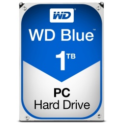 Disco Duro Interno Western Digital WD Blue 3.5'', 1TB, SATA III, 6 Gbit/s, 5400RPM, 64MB 