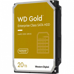 Disco Duro para Servidor Western Digital WD Gold 3.5'', 20TB, SATA III, 6 Gbit/s, 7200RPM, 512MB Caché 
