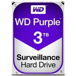 Disco Duro para Videovigilancia Western Digital Purple 3.5'', 3TB, SATA III, 6 Gbit/s, 64MB Cache 