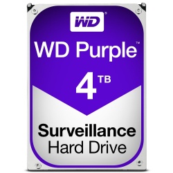 Disco Duro para Videovigilancia Western Digital WD Purple, 4TB, 6Gbit/s, SATA, 64MB Cache 