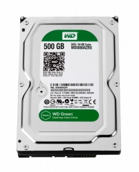 Disco Duro Interno Western Digital WD Caviar Green 3.5'', 500GB, SATA III, 6 Gbit/s, 64MB Cache 