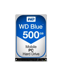 Disco Duro para Laptop Western Digital WD Blue 2.5'', 500GB, SATA III, 6 Gbit/s, 5400RPM, 16MB Cache 