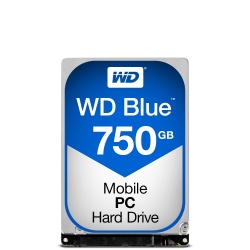 Disco Duro para Laptop Western Digital WD Scorpio Blue 2.5'', 750GB, SATA III, 6 Gbit/s, 5400RPM, 8MB Cache 