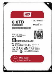 Disco Duro para NAS Western Digital WD Red 3.5'' de 1 a 8 Bahías, 8TB, SATA III, 6 Gbit/s, 5400RPM, 128MB Cache 