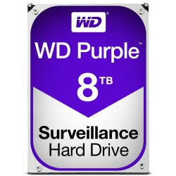 Disco Duro para Videovigilancia Western Digital WD Purple 3.5'', 8TB, SATA III, 6 Gbit/s, 128MB Cache - para DVR de 1 a 8 Bahías 