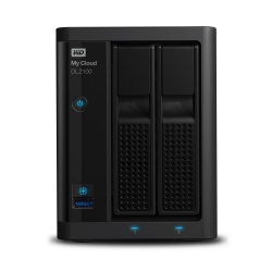 Western Digital WD My Cloud DL2100 NAS de 2 Bahías Hot Swap, 0TB, max. 12TB, USB 3.0, para Mac/PC - no incluye Discos 
