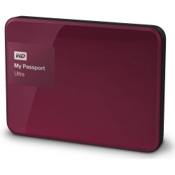 Disco Duro Externo Western Digital WD My Passport Ultra 2.5'', 2TB, USB 3.0, Rojo 