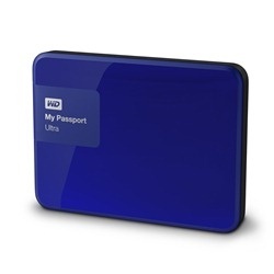 Disco Duro Externo Western Digital WD My Passport Ultra 2.5'', 3TB, USB 3.0, Encriptación de 256 bits, Azul - para Mac/PC 