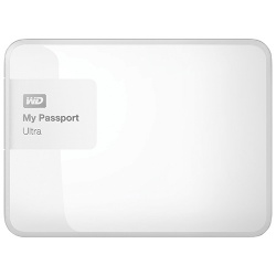Disco Duro Externo Western Digital WD My Passport Ultra 2.5'', 4TB, USB 3.0, Blanco - para Mac/PC 