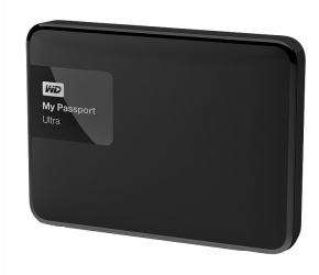 Disco Duro Externo Western Digital WD My Passport Ultra 2.5'', 1TB, USB 3.0, Negro 
