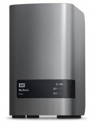 Disco Duro Externo Western Digital WD My Book Duo Desktop de 2 Bahías 3.5'', 4TB, max. 12TB, USB 3.0, Gris - para Mac/PC 