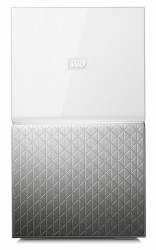 Western Digital WD My Cloud Home Dual Drive, 4TB, USB 3.0, Gris/Blanco - para Mac/PC/Windows/iOS 