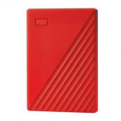 Disco Duro Externo Western Digital My Passport, 4TB, 3.0, Rojo 