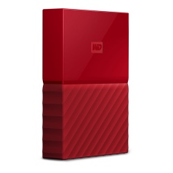 Disco Duro Externo Western Digital WD My Passport 2.5'', 4TB, USB 3.0, Rojo 