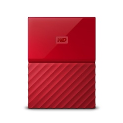 Disco Duro Externo Western Digital WD My Passport 2.5'', 1TB, USB 3.0, Rojo 