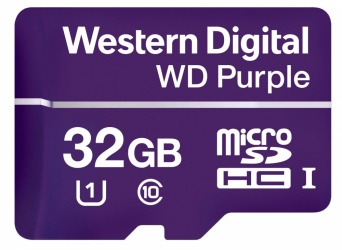 Memoria Flash Western Digital WD Purple, 32GB microSDHC, Clase 10 