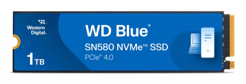 SSD WD SN580 NVMe, 1TB, M.2, 4150 MB/s Escritura, 4150 MB/s Lectura, PCI Express 4.0 