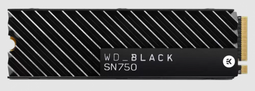 SSD Western Digital WD Black SN750, 1TB, PCI Express 3.0, M.2 - con Disipador de Calor 