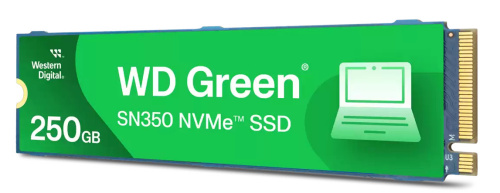 SSD WD SN350 NVMe, 250GB, M.2, 1500 MB/s Escritura, 2400 MB/s Lectura, PCI Express 3.0 