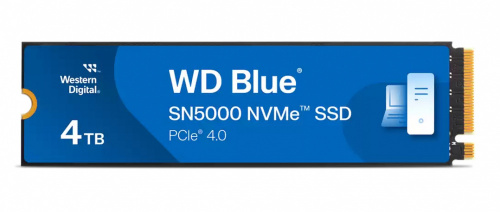 SSD WD SN5000 NVMe, 4TB, M.2, 500MB/s Escritura, 550MB/s Lectura, PCI Express 4.0 