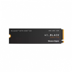 SSD WD WD BLACK SN770 NVMe, 500GB, M.2, 4000 MB/s Escritura, 5000 MB/s Lectura, PCI Express 4.0  