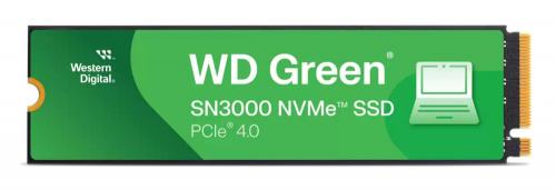 SSD WD WD Green NVMe, 500GB, M.2, 4100 MB/s Escritura, 5000 MB/s Lectura, PCI Express 4.0 