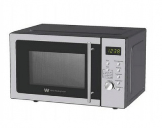 Westinghouse Horno de Microondas 0.9 Pies Cúbicos, 900W, 25 Litros, Gris 