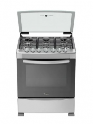 Whirlpool Estufa WF-7419D, 6 Quemadores, Gris 