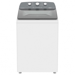 Whirlpool Lavadora de Carga Vertical 8MWTW1823WJM, 18kg, 4 Programas de Lavado, Blanco/Gris 