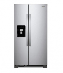 Whirlpool Refrigerador WD5620S, 25 Pies Cúbicos, Gris/Plata 