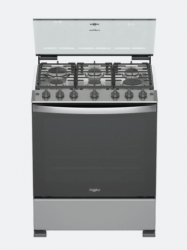 Whirlpool Estufa WFR5200D, 6 Quemadores, Negro 