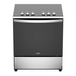 Whirlpool Estufa Xpert Cooking Al, 4 Quemadores, Gris 