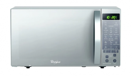 Whirlpool Horno de Microondas WM1211DE, 1.1 Pies Cúbicos, 1350W, 30 Litros, Gris 