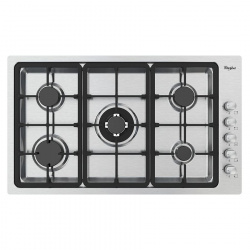 Whirlpool Parrilla de Gas WP3550S, 5 Quemadores, Gris 