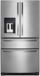 Whirpool Refrigerador WRX735SDHZ, 25 Pies Cúbicos, Gris 