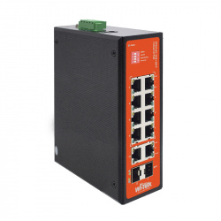 Switch Wi-Tek Gigabit Ethernet WI-PS212GF-I-V2, 8 Puertos 10/100 (PoE), 1 Puerto 1000/Mbps + 1 Puerto SFP, 240W, 9.6 Gbit/s, 2.000 Entradas ― No Administrable 
