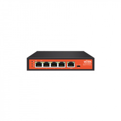 Wi-Tek Extensor PoE WIPE51G, 5x RJ-45 10/100/1000Mbit/s, 4x Entrada PoE, 90W 