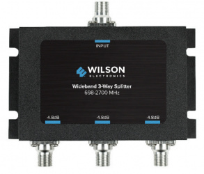 Wilson Electronics Conector Coaxial Divisor de Señal 4x F Hembra, Negro 