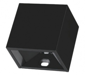 Winled Lámpara LED para Pared WDE-012, Exteriores, Luz Blanca Cálida, 2W, 150 Lúmenes, Negro, para Casa 