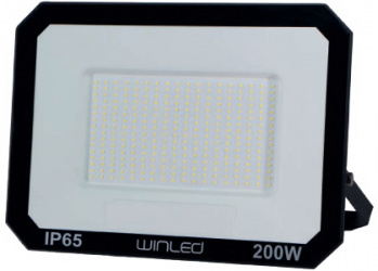 Winled Reflector LED WRE-016, Luz Fría, 200W, 22.000 Lúmenes, Negro 